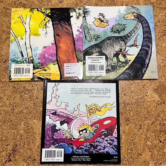 Calvin & Hobbes 3 Book Vintage Collection By Bill Watterson - Picture 2 of 16